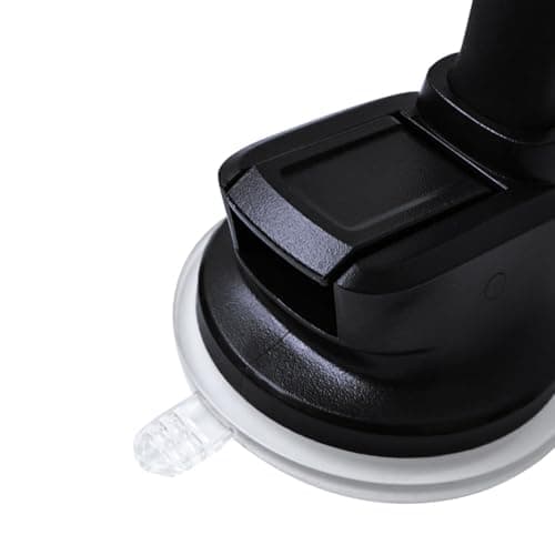 WYE 360° Rotatable Car Phone Mount for Dashboard & Windshield, Magnetic Car Holder with Extended Reach Telescopic Arm & Soft Silicone Carbon Finish for MagSafe iPhone & Android - Black — view 4