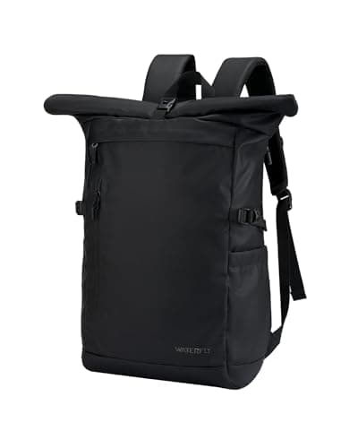 Waterfly Roll Top Backpack Rucksack: Rolltop Water Resistant Daypack