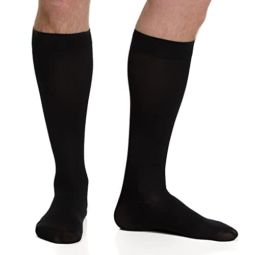VIM & VIGR 15-20 mmHg Merino Wool Compression Socks Black S/M — view 4