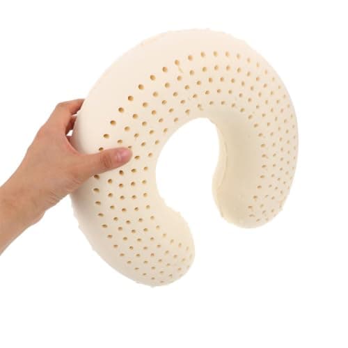 OSOLADY U Shaped Neck Pillow Natural Latex Ergonomic Neck Support Pillow — view 4