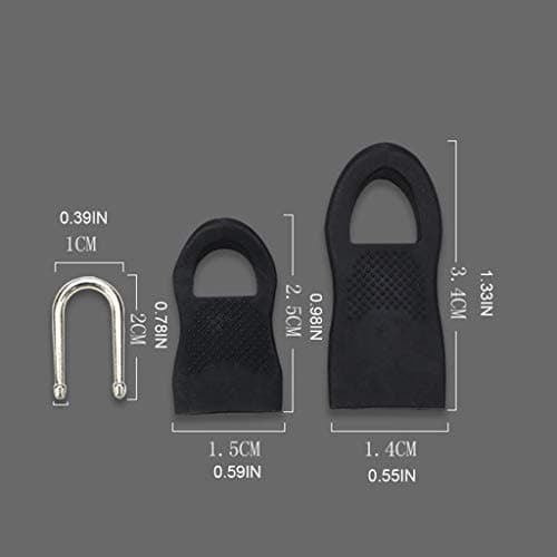 [NUEAYMS] Zipper Pull Tab Replacement Luggage Zipper Pull Expandable Backpack Zipper Tag Handle Repair Fixer Repair Suitcase Zip Fixer and Zip Puller — view 4