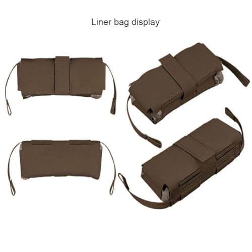 Fituenly First Aid Pouch,Compact Molle Trauma Quick Release Ifak Medical,Medical Pouches Emergency Survival Bag for Outdoor Duty Belt Molle Vest Hunting — view 2