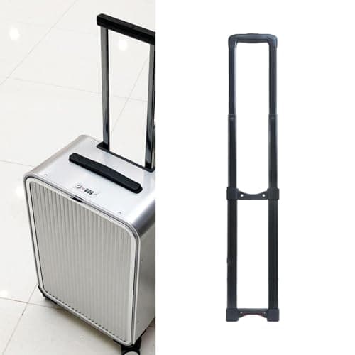 HouseVibe Suitcase Telescopic Handle Replacement Hard Case Handle Compact Aluminum Pull Drag Rod Repair Part for Airplane Traveling Luggage — view 5