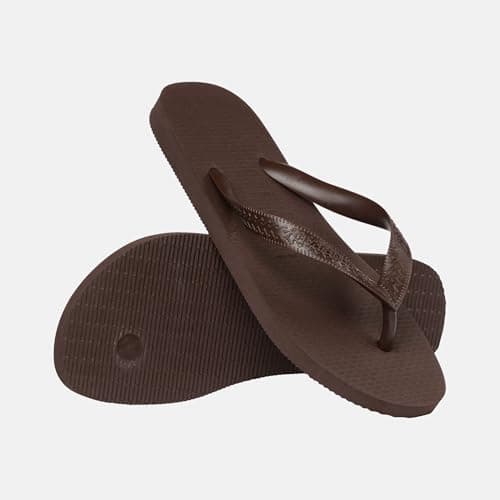 Havaianas Top Color Unisex Adults Flipflop Dark Brown 9/10 UK — view 2