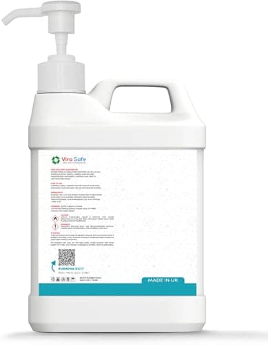 5 Litre Hand Sanitiser Gel 70% Alcohol UK Brand 5000ml Vira Safe Sanitizer 5L HandGel — view 3