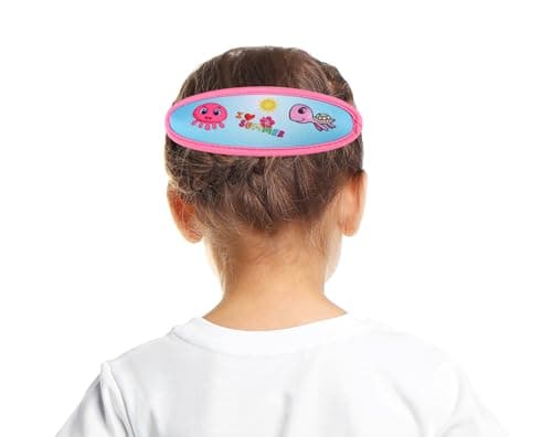 RUIGAO Kids Swim Goggles Age 4-7, Toddler Goggles No Tangle, Child Swimming Mask/Bungee Strap/Soft Band (1PK - Fun Summer) — view 5
