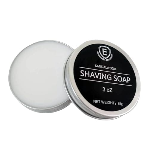 Shaving Soap for Men-Luxury Sandalwood Mens Shave Soap-Men's Shaving Cream Soap (1pack 3oz)