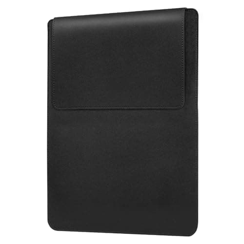 AOOSU 15-16 Inch Laptop Sleeve Case with Stand Feature, Sleeve Waterproof Slim Laptop Case with Adjustable Stand Function, Small Carry Bag Black