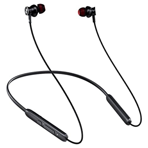 Rythflo Neckband Bluetooth Headphones, Wireless Earphones w/Mic, 30Hrs,IPX7