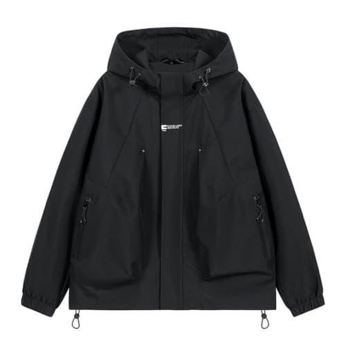 Lightweight Waterproof Jacket Women, Hooded Raincoat Windbreaker Coat — view 2