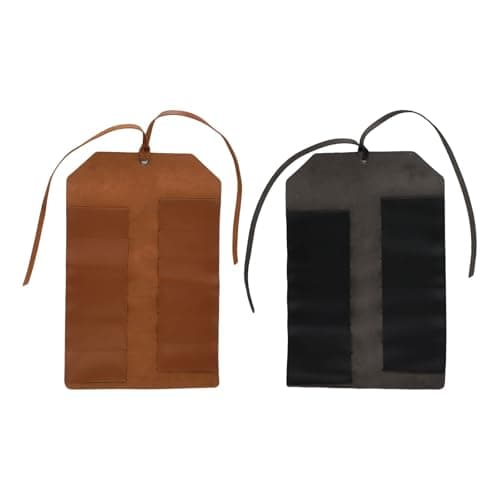 Portable Leather Roll Bag Wrench and Hardware Storage, Retro PU Leather — view 6