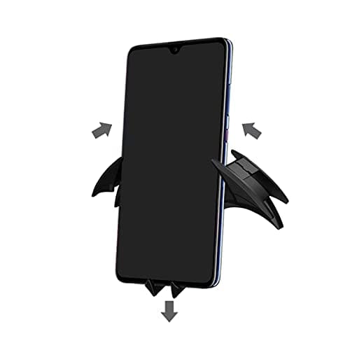 RANGUOWEN Dark Bat Car Vent Phone Holder Mount Creative Air Vent Phone Holder Unique Cell Phone Mount for Car Accessories for Men Gifts Gravity Automatic Locking Hands Free — view 5