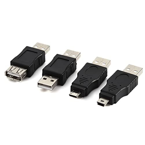 Cocoarm USB 2.0 Adapter Set, 12-Pack Micro Mini Male Female Converters — view 2