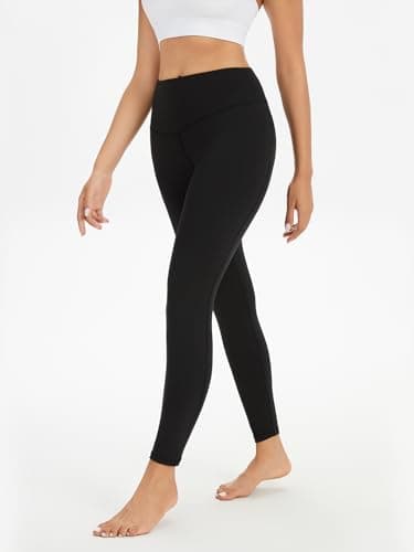 Orrfreer 3 Pack Fleece Lined Leggings for Women High Waisted Thermal Leggings Winter Warm Yoga Pants for Ladies Running Hiking Skiing Gym 3 Black M — view 2