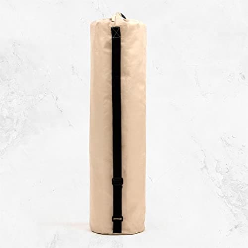 Myga Yoga Mat Bag - Compact Carry Bag for Yoga, Pilates, Fitness & Exercise Mat with Adjustable Strap for Women & Men - Lightweight Waterproof Travel Bag for Home Gym and Studio - Beige — view 5
