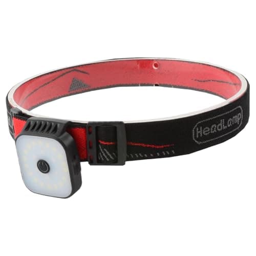 Small Headlamp - Rechargeable , Headlamp for Walking Dogs | Portable Head Light, Running Headlamp for Hiking, Travel, Camping and Others