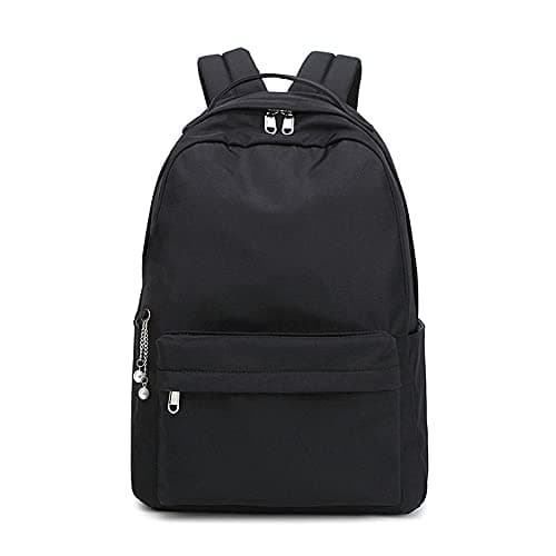 GALER Back to School Backpack for School Bags for Girls Secondary School, Waterproof Backpack Ladies Backpacks College Rucksack Junior High School Bags for Teenage Girls - Black