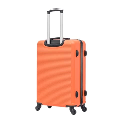 CELIMS - 20 inch Carry-On Luggage with Vanity Case | Toiletry Case | 20 inch Cabin Suitcase | Lightweight ABS Hard Shell | Orange — view 5