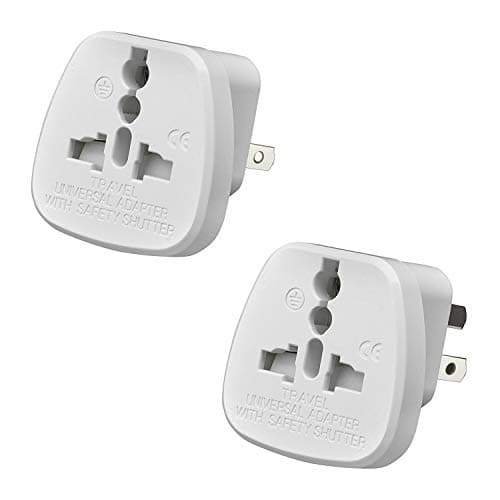 TEC UK - UK to Australia and China Power Adaptor for Visitors to Australia, China and New Zealand (Pack of 2)