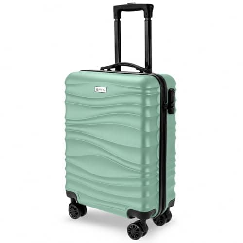 Avio Carry-On Cabin Luggage 55x40x20cm | Hard Shell Suitcase 4 Wheels