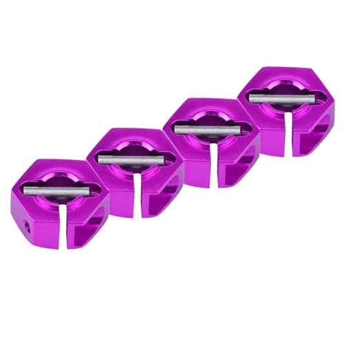 Wheel Hex Hub Adapters, 12mm Universal Wheel Hex Hub Adapter for HSP Sakura 1/10 Scale RC Car(5mm, Purple) Model Car Accessories — view 4