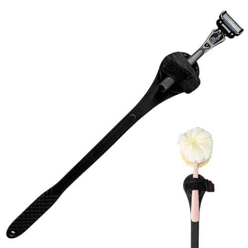 Back Razor with Long Handle - Flexible Multifunctional Tool - Back Razor Replacement Long Handle | For Adults, Seniors, Husbands, Friends, Before Training, Before Swimming, Summer