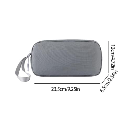 Camera Case,Protective Soft Travel Case,Travel Camera Bag Vacation Hiking Camping | For Cable Chargers Accessories Daily Commute Travel Business Holidays, Grey, Patrz opis, Unisex — view 5