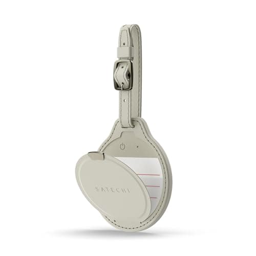 SATECHI FindAll™ Luggage Tag, Find My Compatible for iPhone & iPad, Sand