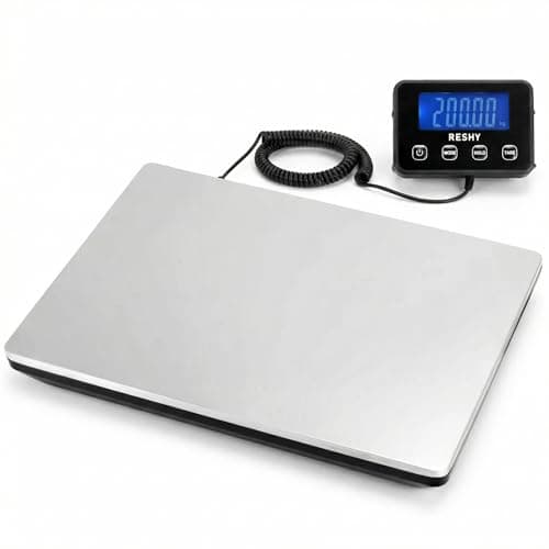 QWORK® Postage Scale 440 lbs / 200 kg, parcel scales, heavy duty scales, Batteries not included, for Business,Luggage,Office