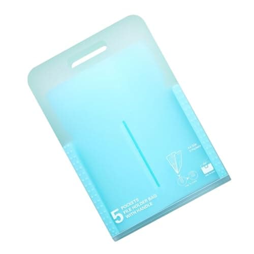 Angoily 2pcs Accordion File Folder for Document Organization for Home Office Travel Packing