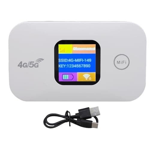 Changor 4G Portable WiFi Hotspot Ultra Compact with 300Mbps Network Speed for Travel Camping, ABS Material — view 5