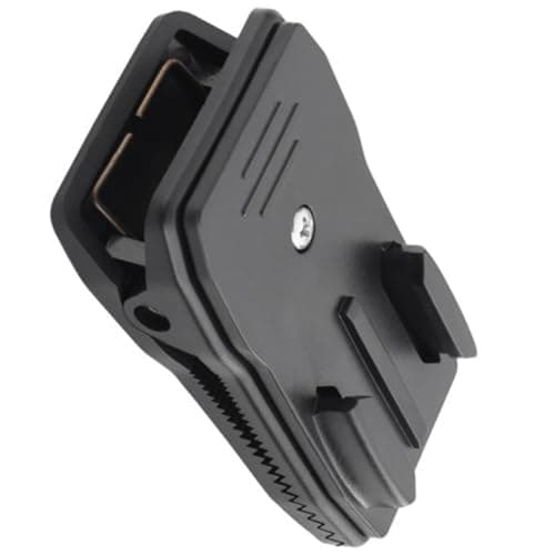 KICHOUSE Backpack Camera Mount 360° Rotation PC Black Clip for Travel