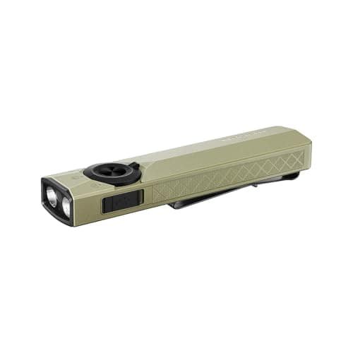 OLIGHT ArkPro Ultra OAL Flat Torch with Multi-Light Sources, Olive Green