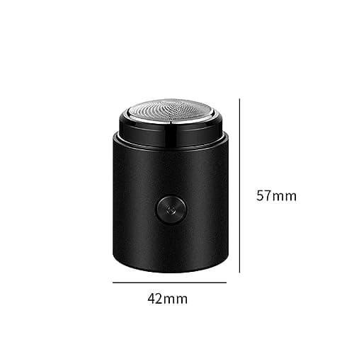 Mini Electric Shaver, Portable Rotary Men's Razor, Cordless USB Rechargeable Electric Shaver, Wet & Dry Beard Grooming Kit for Home & Travel — view 2