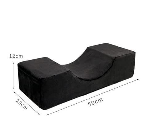 ausuky Eyelash Extension Special Pillow Grafted Salon Lash U Shaped Pillow Shelf Pads (White Leather) — view 6
