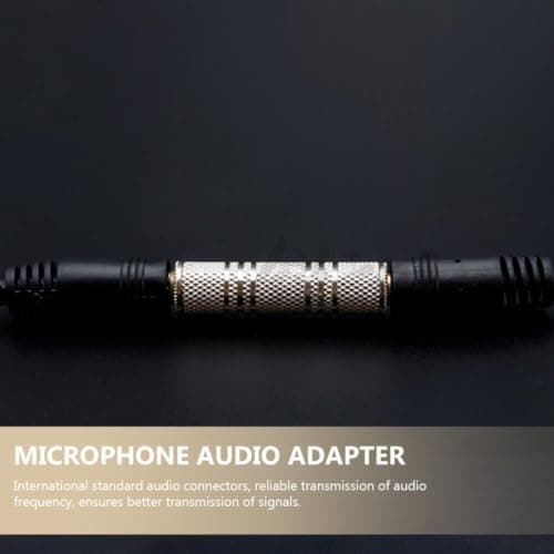 DOITOOL 2pcs MM Female Audio Mic Adapter Connector, Metal, Silver — view 5