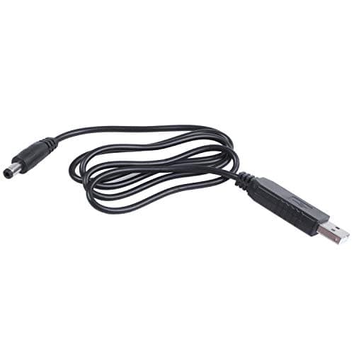 Qxckyag USB DC Converter Cable 5V to 12V 2.1x5.5mm 1M for Small Appliances — view 4