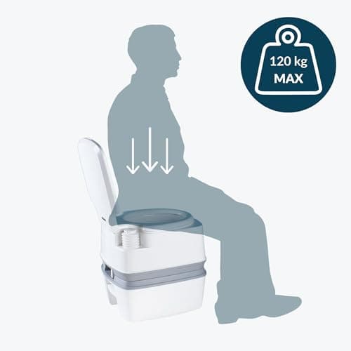Thetford Porta Potty, Portable Toilet, Camping/Caravans/Motorhomes, Lightweight and Easy to Clean, 38.3 x 41.3 x 42.7 cm — view 6