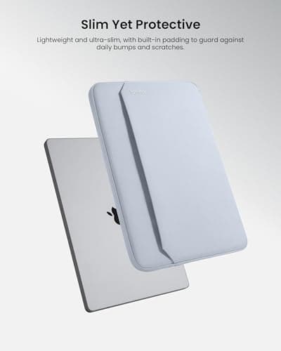tomtoc Slim Laptop Sleeve Case for 13-inch New MacBook Air M5/A3449 (2026) — view 2