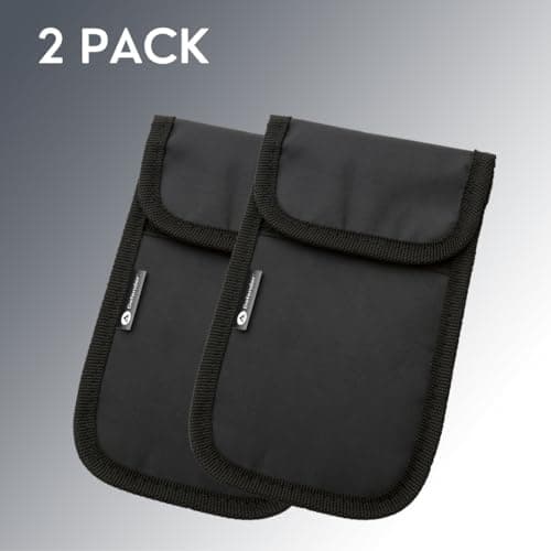 Defender Signal Blocker 2 Pack - RFID Faraday Pouch - Police Accredited Car Key Security Case - Phone Case Signal Blocking Device - Faraday Bag for Car Keys Mobile Phone Credit Cards — view 2