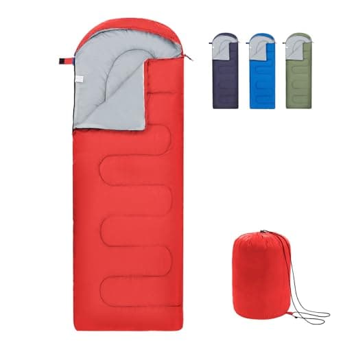 Lightweight Camping Sleeping Bag for Adults and Kids,3 Season(0.95kg)