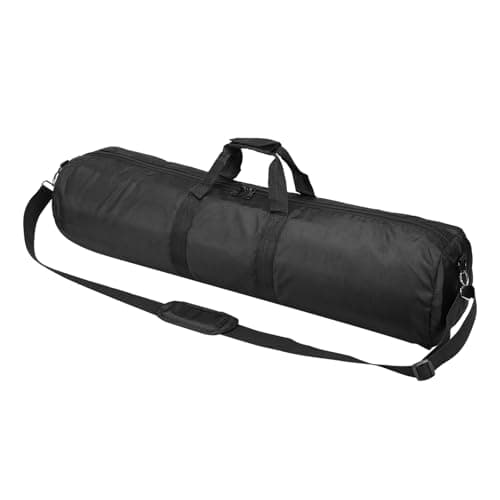 PATIKIL Tripod Carrying Case, 35.4" x 7.9" Heavy Duty Nylon Padded Tripod Bag with Adjustable Shoulder Straps and Handles for Light Stands Umbrellas tripods mic Speaker Stand, Black