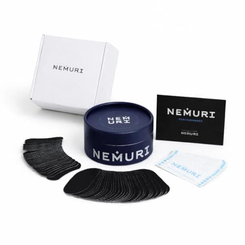 Nemuri Sleep & Training Bundle - 70 Piece Medical-Grade Nasal Strips & Mouth Tape for Sleep, Gym, Travel & Everyday Breathing Support, Skin-Safe Comfort & Recovery