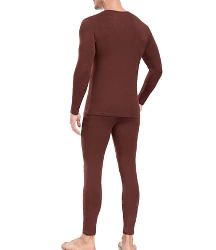wirarpa Men's Thermal Underwear Set Cotton Long Johns Base Layer 2XL — view 2
