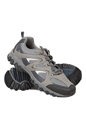 Mountain Warehouse Jungle Mens Walking Shoes - Lightweight Running Shoes, Breathable, Comfortable, Flexible Gym Shoes - Spring Summer Hiking & Trekking Dark Blue Adult Shoe Size 10 — view 2