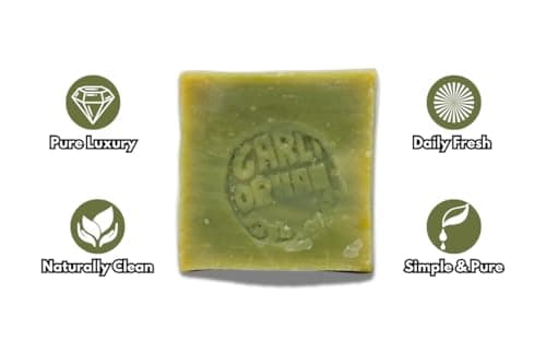 1 Pcs Pure Olive Oil Soap 100% Natural Turkish Bar, Scent Free,Handmade, Cruelty-Free, Vegan, Moisturizing for Skin and Hair, Gentle on Sensitive Skin, Eco-Friendly — view 2