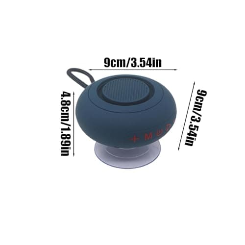 Waterproof Speaker Portable Audio Sounder with Subwoofer Stereo Bass — view 6