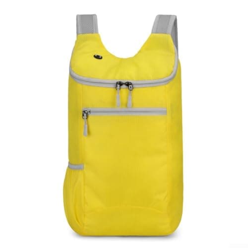 Todikaper Foldable Hiking Backpack 14L Waterproof Lightweight(Yellow)