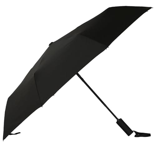A2Z Compact Supermini Travel Umbrellas Automatic Open Close Button Lightweight Windproof Sun Rain UV Protection 3 Section Pocket Sized Brolly Portable Canopy with Umbrella Case — view 4