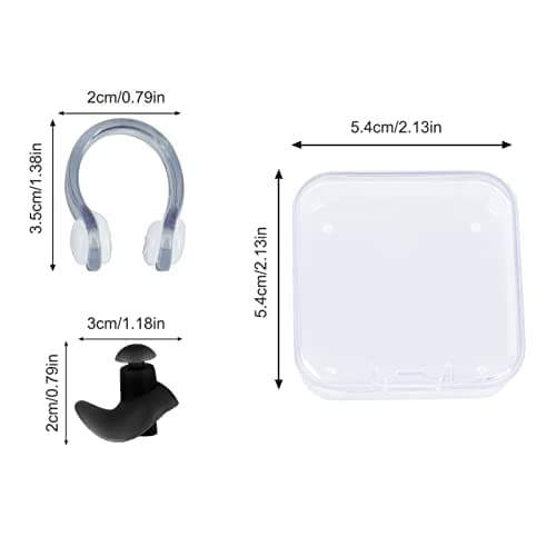 3 Pairs Silicone Nose Plugs and Earplugs Sets - Waterproof Nose Ear Protectors for Adults, Kids, Women, Men - Swimming, Water Sports, Pool — view 3